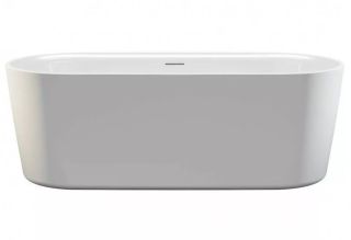 Акриловая ванна Riho Modesty Velvet Fall B090005105 170х76см заполнение через перелив белый матовый